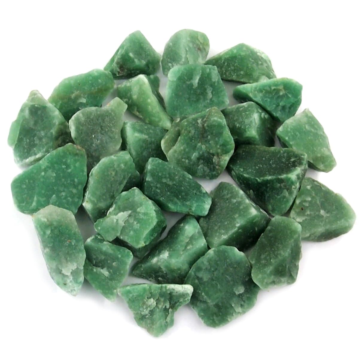 Aventurin Rohsteine grün Ø ca. 30 – 50 mm Edelsteine Heilsteine Wassersteine Glückssteine (Packung Nr. 4 mit 5 Kg)