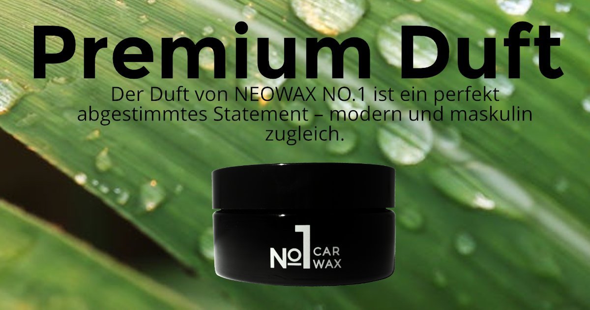 NEOWAX Car Wax №1 Autowachs mit 50% T1-Carnauba und SiO2 - mit Ultra Beading