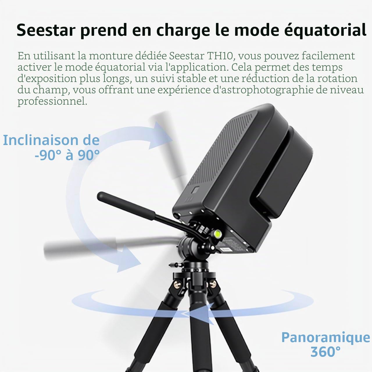 ZWO Seestar S50 Télescope Numérique Intelligent Tout-en-Un Autofocus Portable pour Débutants et Utilisateurs Expérimentés - Boîte Ouverte Comme Neuf