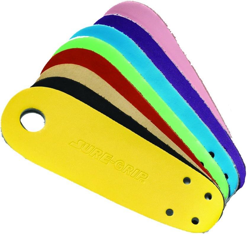 Leather Roller Skate Toe Guards - Durable Protection & Universal Fit - Comes in Options - Ideal for Skating Maintenance & Personalization - Sold in Pairs (Blue)