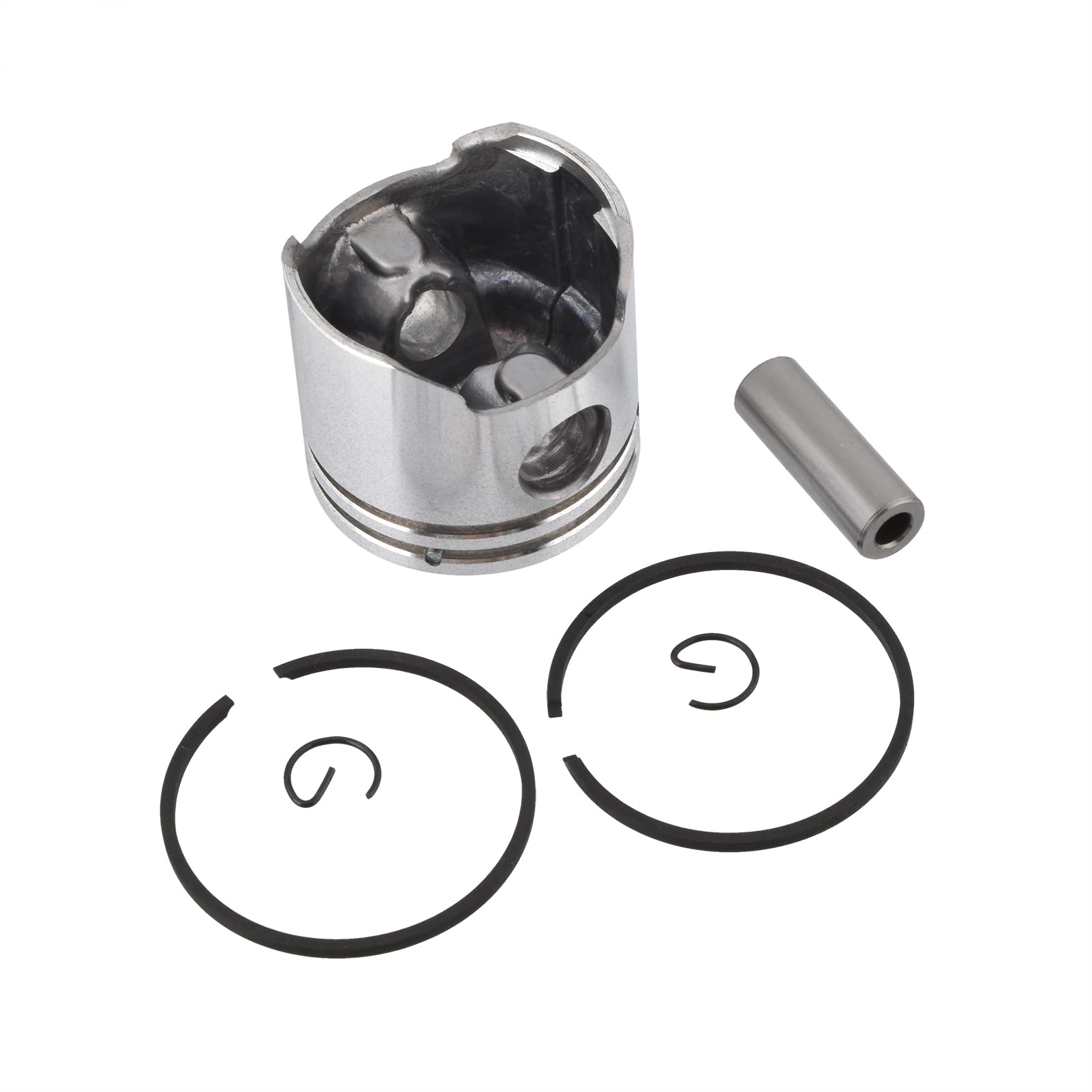 Cancanle Assemblage de Piston de 34mm pour Stihl FC75 FC85 FH75 FR85 FS75 FS80 FS85 HL75 HL75K HT70 HT75 KA85, KR85 KW85 SP81 SP85
