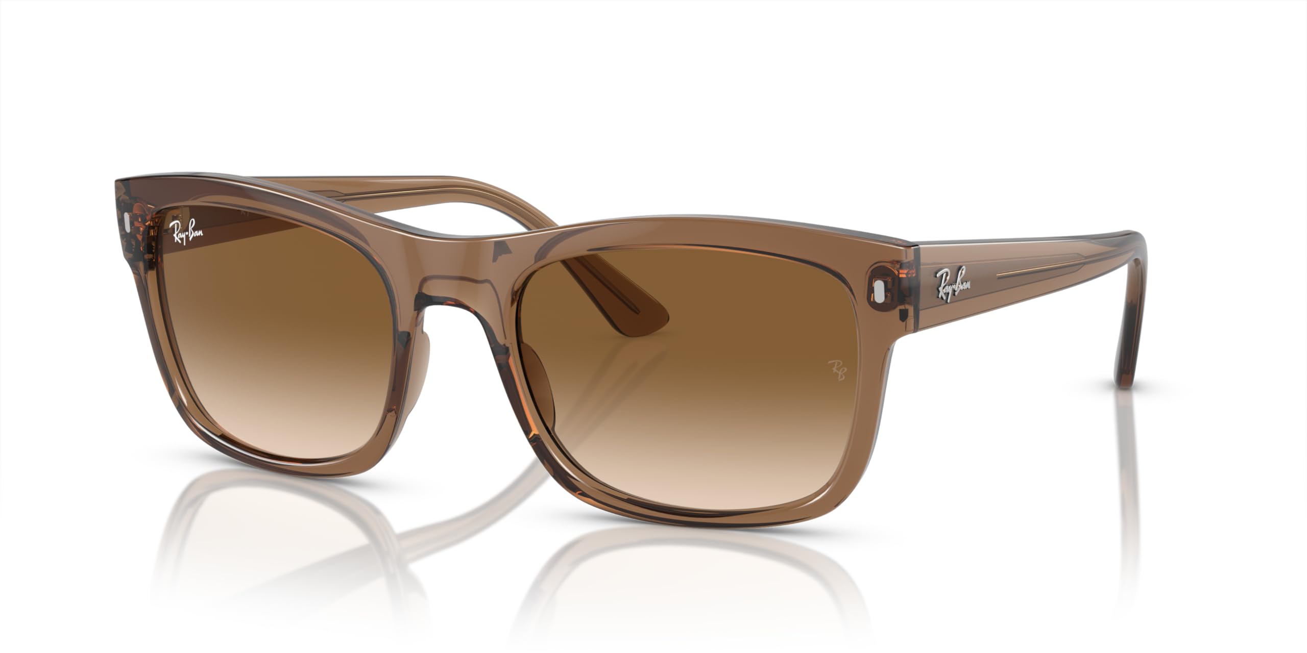 Amazon.co.jp: [Ray-Ban] サングラス Rb4428 透明ライトブラウン