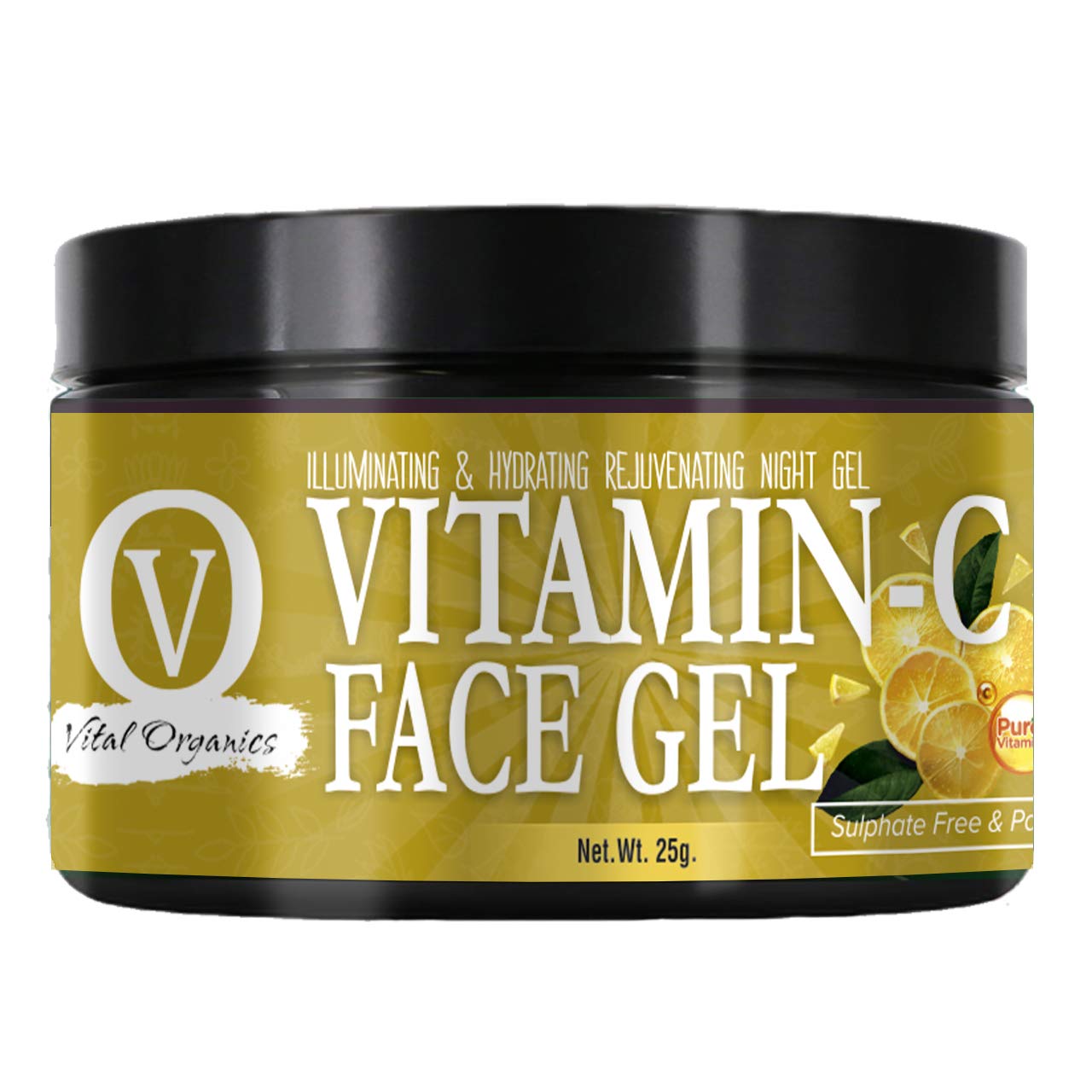 Vital Organics Vitamin C Face Gel For Skin Lightening, Whitening
