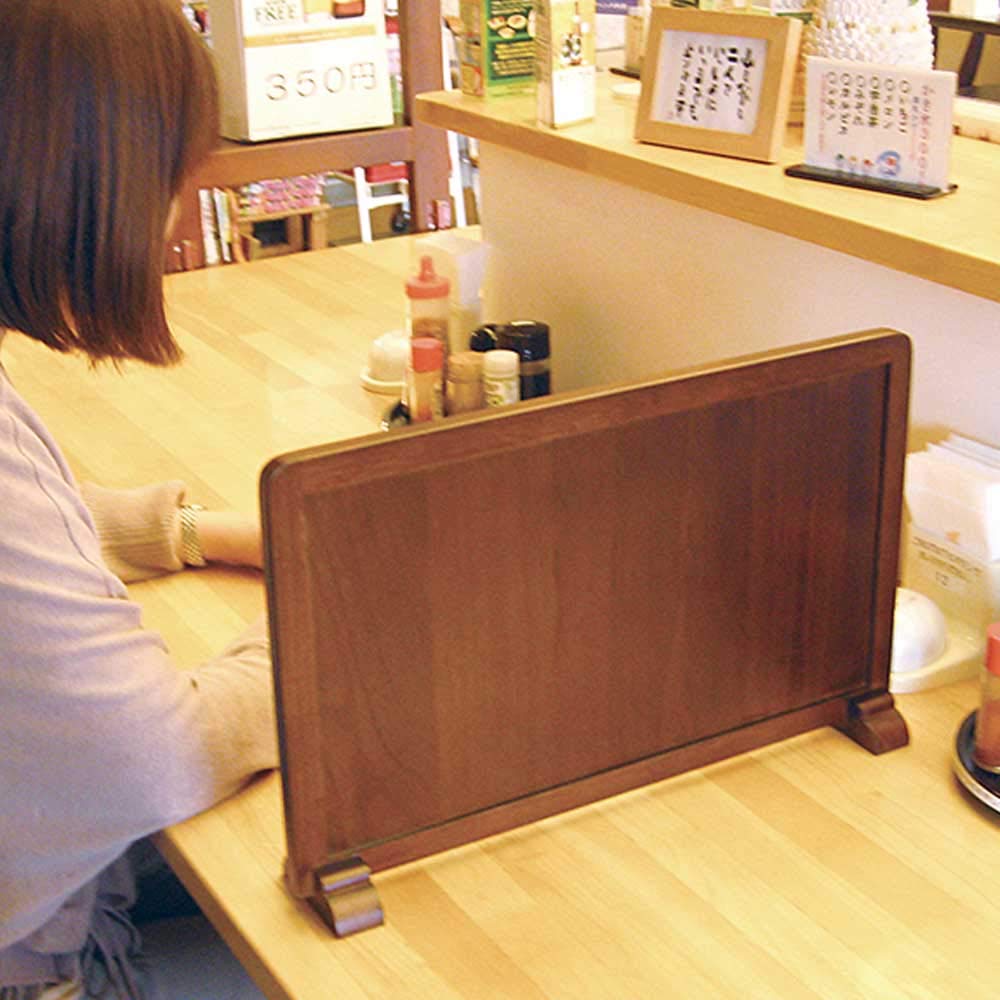 衝立　パーテーション Amazon｜ヤマコー ミニ衝立 H35cm クリア 45x8xH35cm 57117｜間仕切り