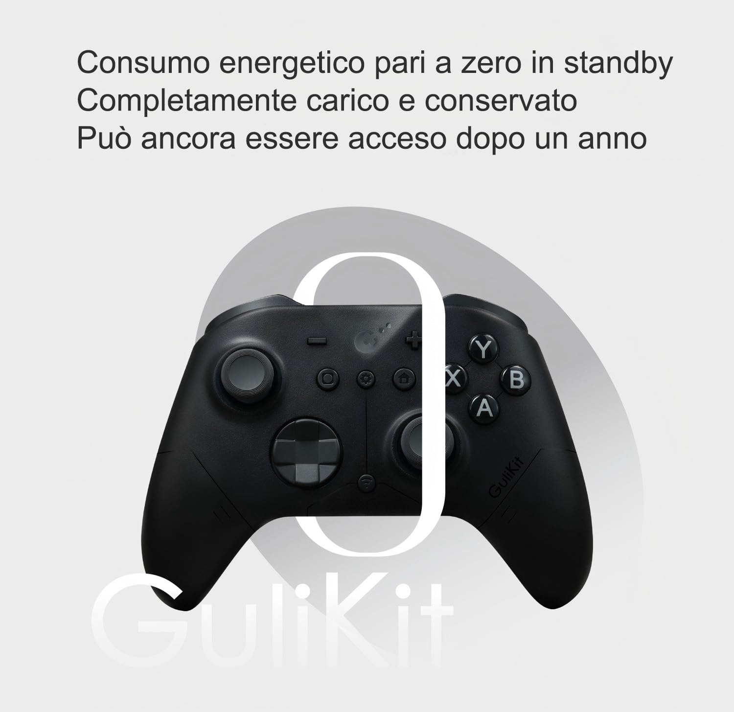 GuliKit ES Pro Controller Per PC/Switch 2, Con TMR Joysticks, 950mAh Batteria, 3 Modalità-Bluetooth,Cavo e Hyperlink Per PC/Switch &Switch 2 /iOS/macOS,Nero