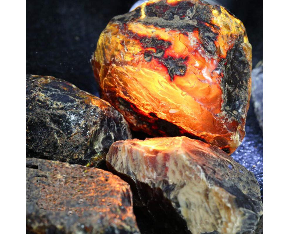 Amazon.com: 40g Natural Amber Rough Rocks Natural Stones for Arts ...