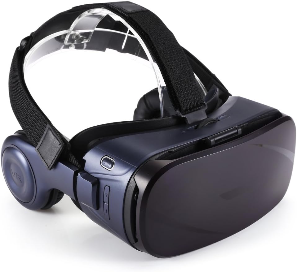 GBSTORE G300 360 Degree Virtual Reality Helmet Glasses For 3D Movies and Games Compatible with Android & Apple 4.5 - 6.2 inch Easy Setup Machine