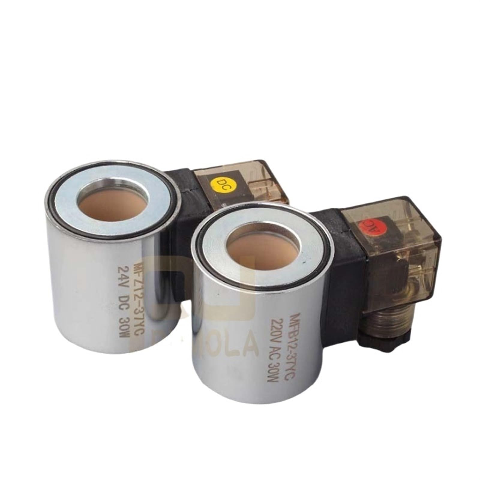 IPNDKBFL Hydraulic Solenoid Valve Coil MFZ12-37YC 220V/110V/24V/12V/48V/72V//60V Hole Diameter 23MM Height 51MM Copper DC220V(DC72V)