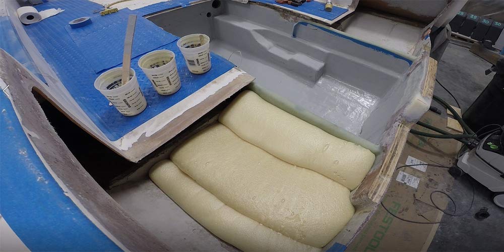 TotalBoat Flotation Foam 2 Part Expanding Polyurethane Marine Pour Foam For Boat Floatation