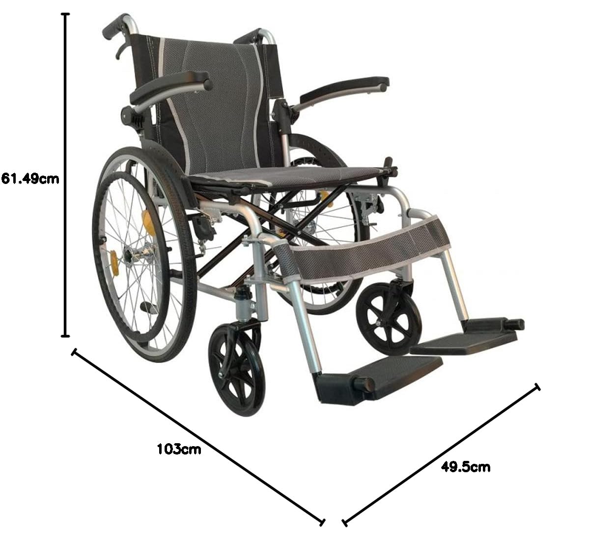 Antar AT52311 Silla de ruedas Aluminio ultraligera