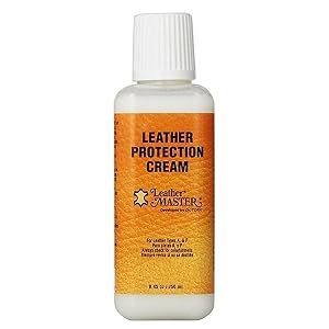 LEATHER MASTER 250ML Leather Protection Cream - Leather Cleaner and Conditioner for Couch Clothes Purses Shoes Boots Car