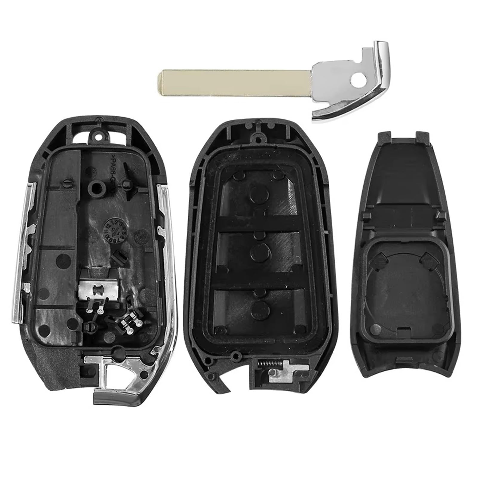 Compatibile Con Citroen Per C3 C4 2017 2018 2019 Custodia Chiave A Distanza Accessori 3 Pulsanti Di Emergenza HU83 VA2(A HU83)