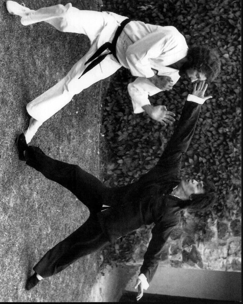 Posterazzi Robert Wall And Bruce Lee Practicing In Enter The Dragon Black And White Photo Print (8 x 10) - Item # MVM58134