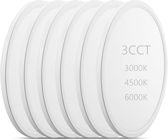 6Pack 3200LM 12Inch LED Ceiling Lights Flush Mount, Dimmable Ceiling