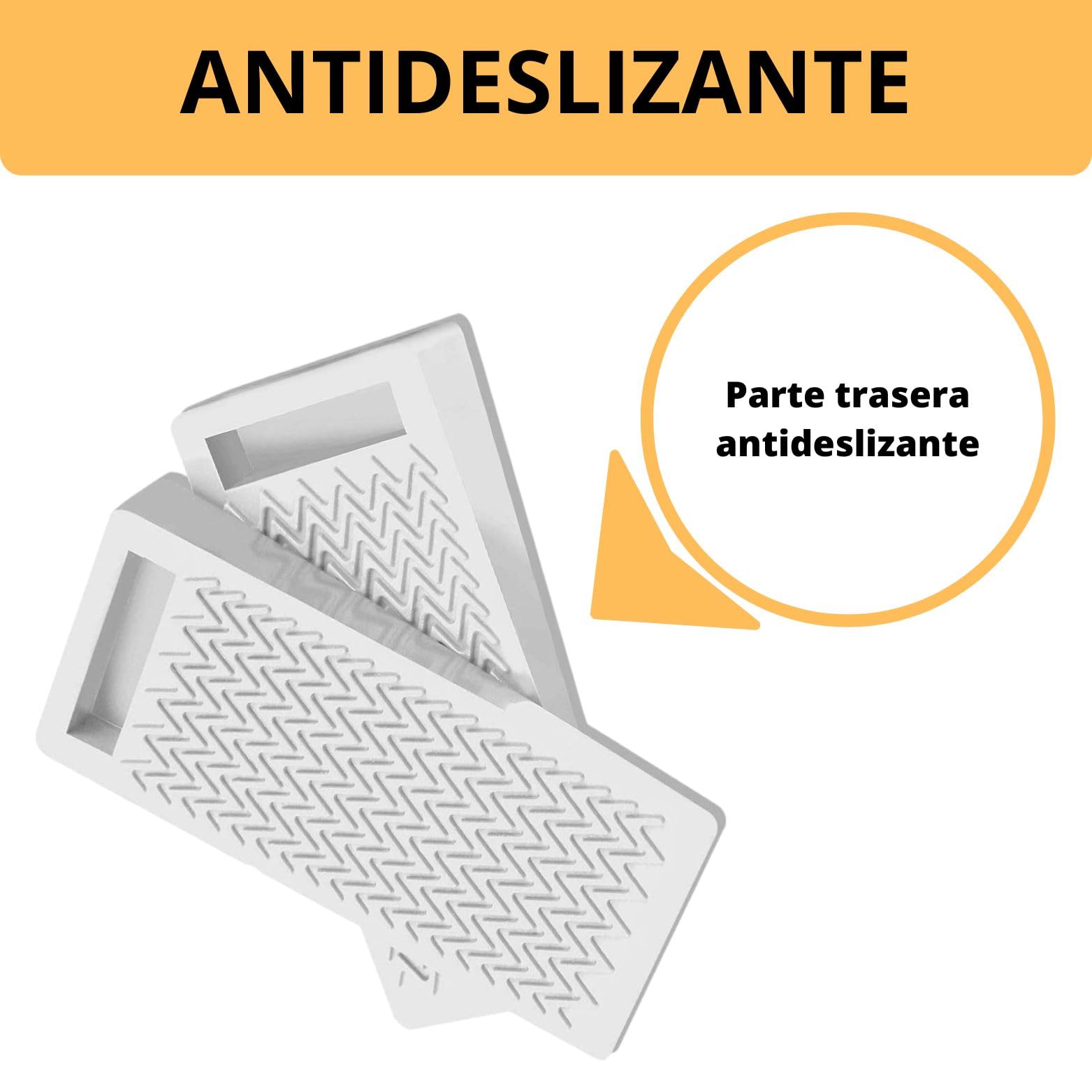 Lot De 6 Cales De Porte Antidérapantes Robustes Pour Plusieurs Sols