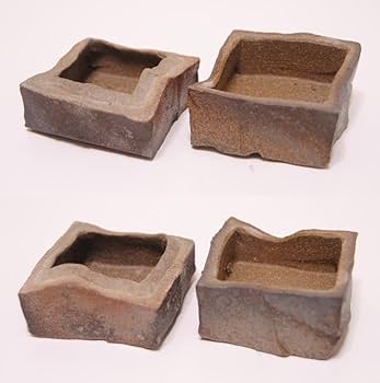 Amazon.co.jp: 小川幸彦 天恵窯 焼〆 焼締め 香合 自然釉 灰釉 茶道具