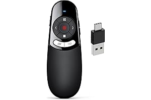 DINOSTRIKE USB C and USB Presentation Clicker with 2.4GHz Wireless Presenter