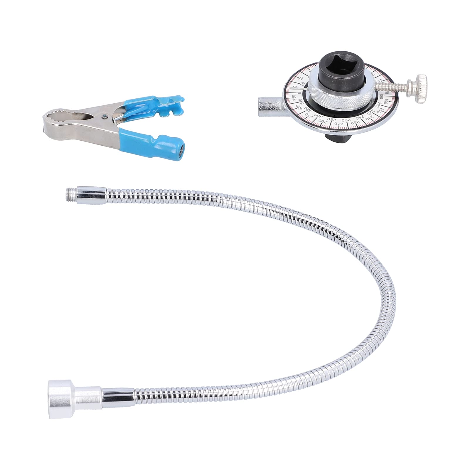 360-Grad-Drehmoment-Winkel-Messgerät, Messwerkzeug Passend für TD02 TD025 TD03 Turbolader, Metall-Magnetstab, Universelle Passform, 1 Klemme, Ideal Zum Anziehen von Schrauben,