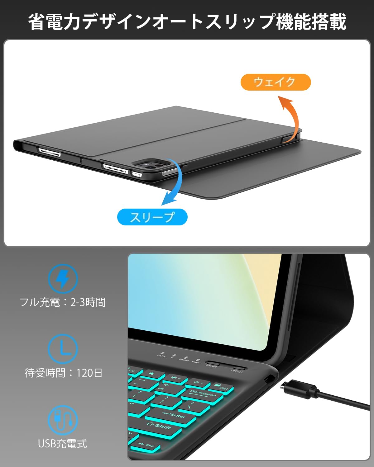 Amazon | 【2025年新モデル】SENGBIRCH iPad Pro 13インチ キーボード