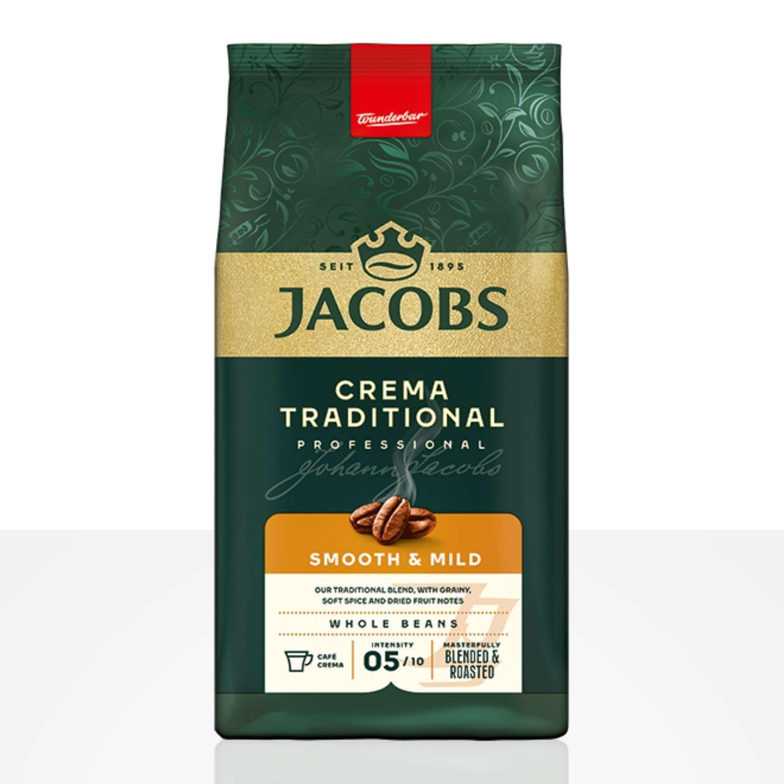 Jacobs Professional Crema Traditional Smooth & Mild 8 x 1kg Kaffeebohnen