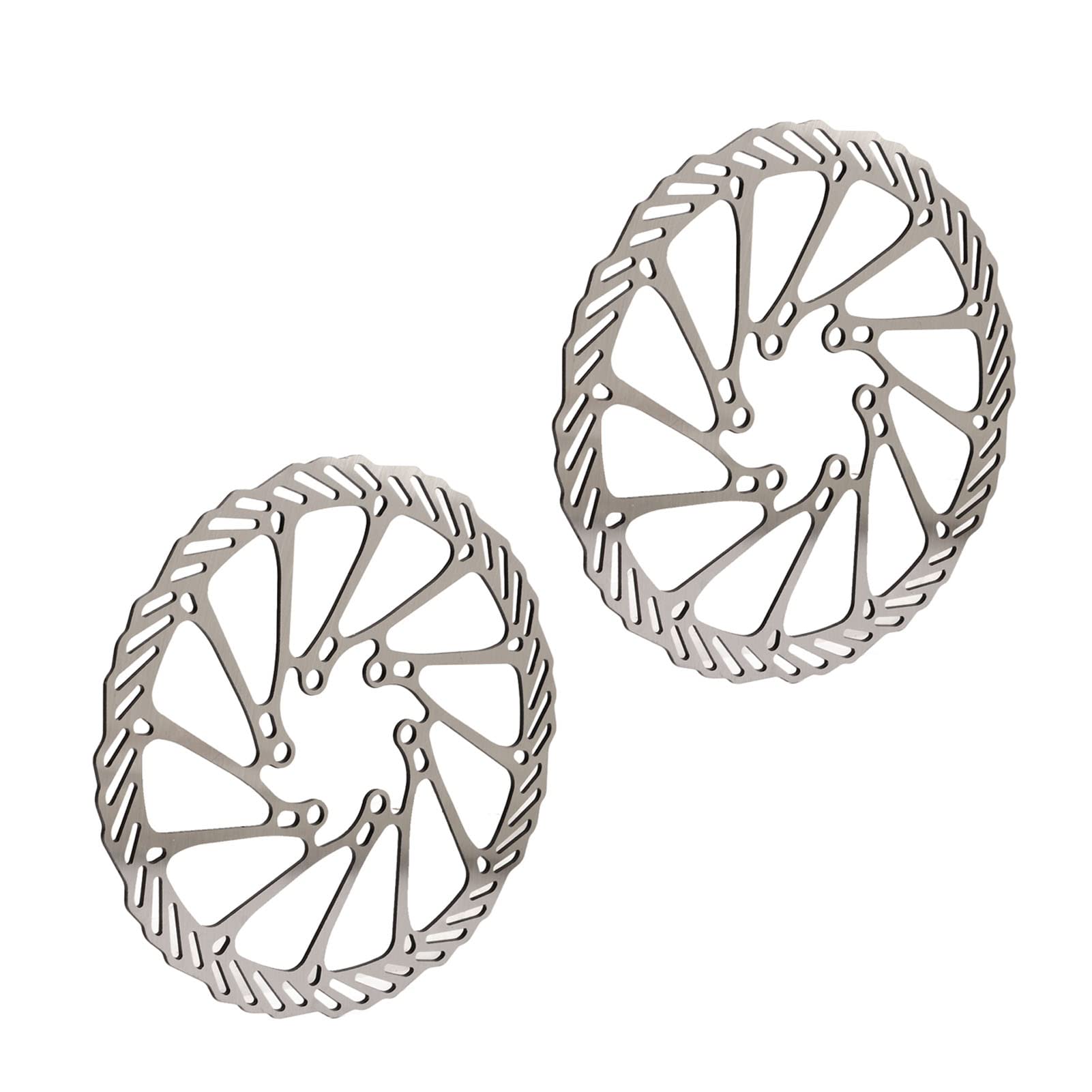 Disk Brakes For Bike, 180Mm Disc Brake Rotor Fast Heat Dissipation Steel 2 Pcs Disc Brake Rotors Lightweight Bmx Accessories Mountain Disc Brakes (160mm)