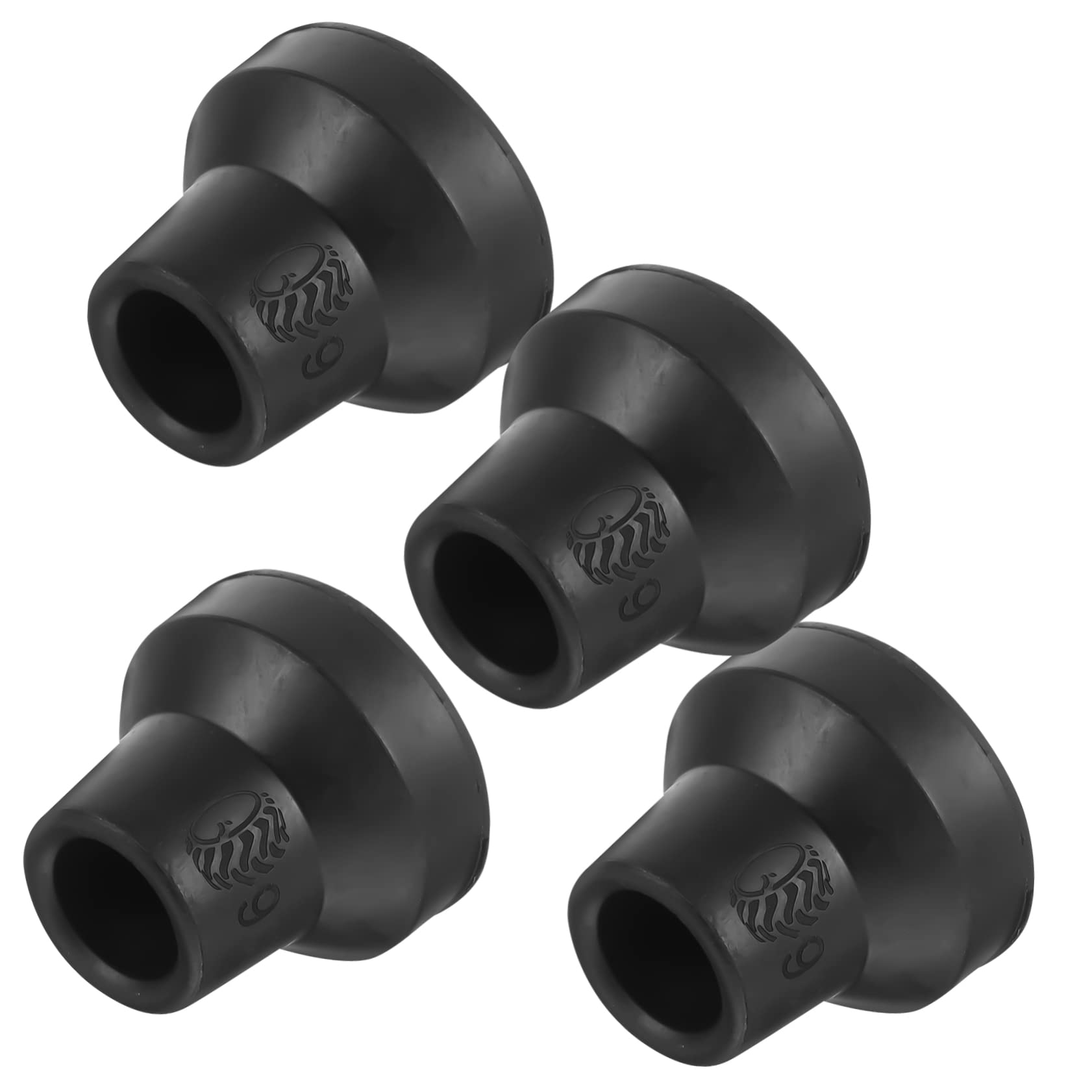 HOMOCONO Heavy Duty Crutch Tips 4pcs Cane Rubber Feet Non-Slip Cane Tips Replacement for Crutches Accessories Pads