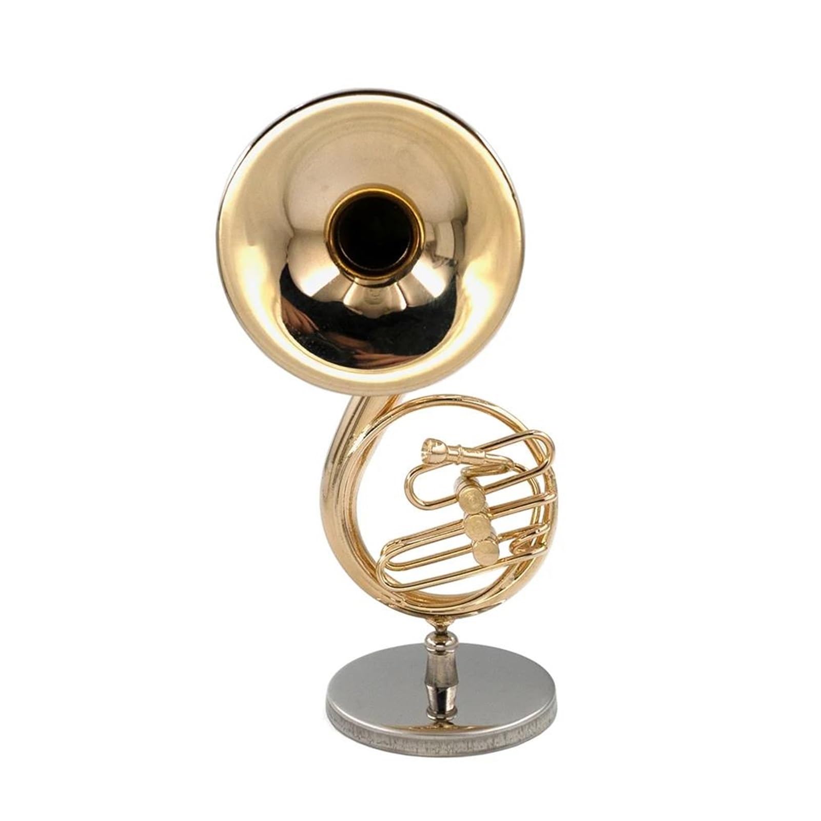 Model Mini Instrumentu Muzycznego 13cm Miniaturowy Suzafon Mini Instrument Muzyczny Model Dekoracji Domu