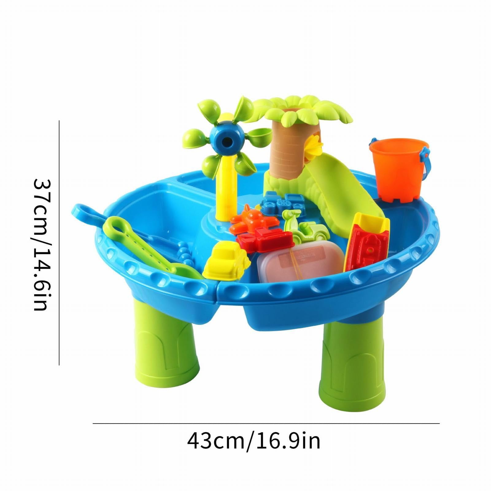 Sand Wassertische für Kinde, WasserSpielzeug für Kinde, Regenschauer, Planschbecken, Wassertisch Kleinkinder von 3–5 Jahren, Sport, Outdoor Sandschaufeln Outdoorspielzeuge (White, One Size)