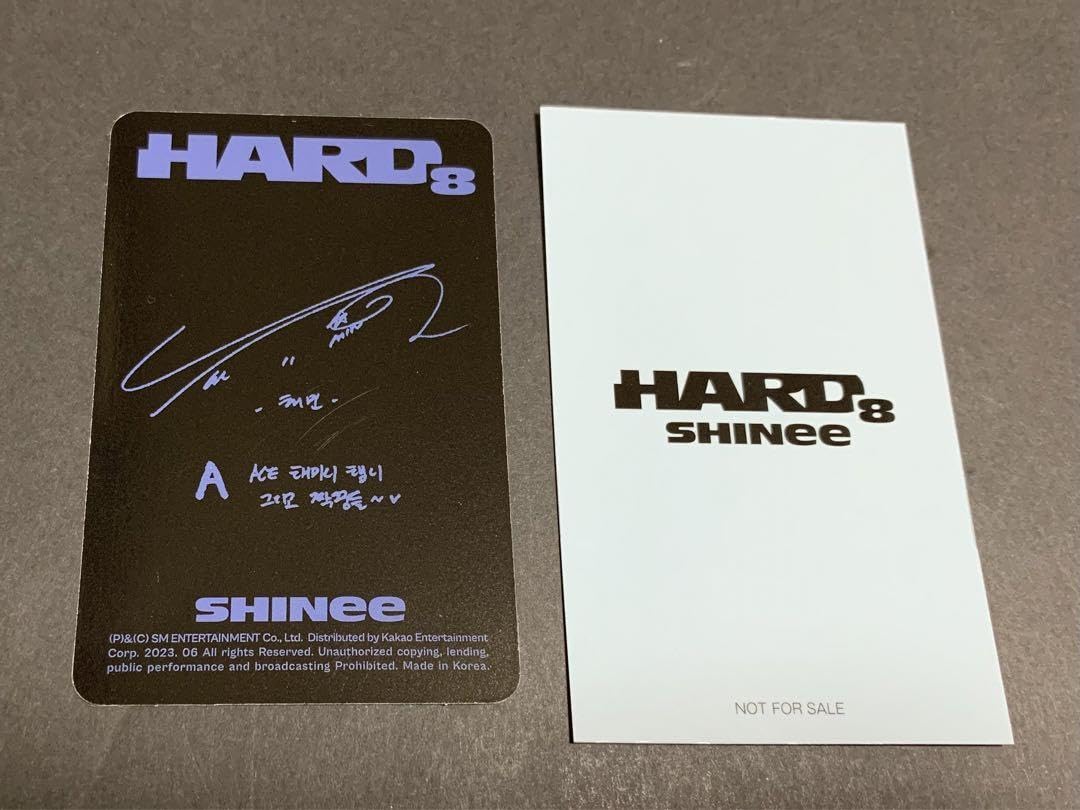 Amazon.co.jp: SHINee HARD テミン トレカ : おもちゃ