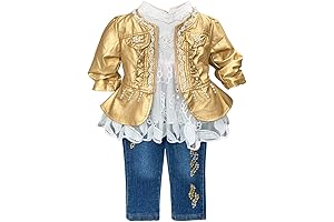 Girls' Three Pc. Leather Hoodie Jacket Set