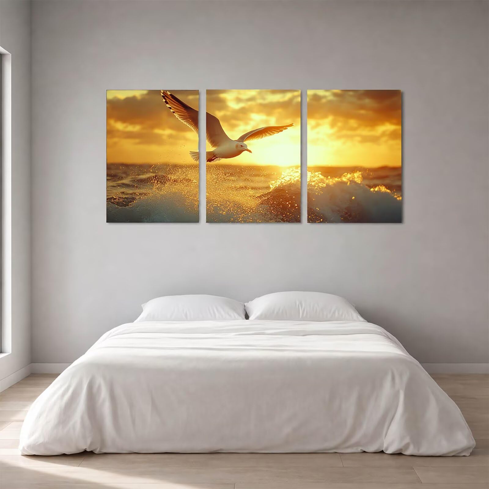 3 opakowanie 5D diamentowe malowanie dla dorosłych zachód słońca malowanie diamentowe ptak diamentowe malowanie początkujący 40 x 60 cm*3, rysunek rękodzieła kryształowego, DIY diamentowy haft na
