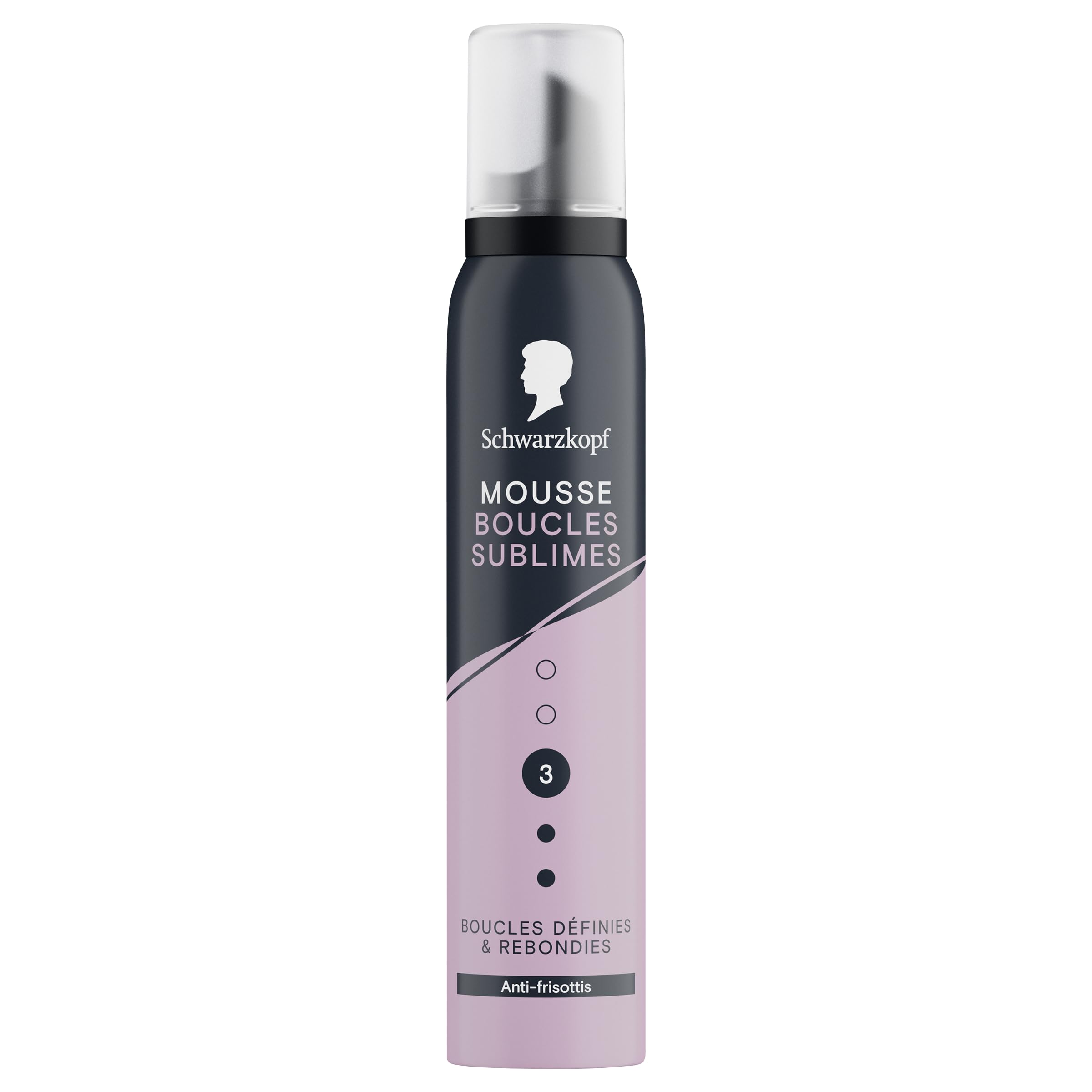 Schwarzkopf, Mousse Boucles Sublimes, Boucles definies et rebondies, Anti frisottis, Formule vegane, Sans silicone, 93% d'ingredients d'origine naturelle, Fixation normale, Tenue longue duree, 200ml