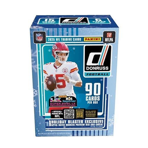 2025 Panini Donruss Football Holiday Trading Cards Blaster Box