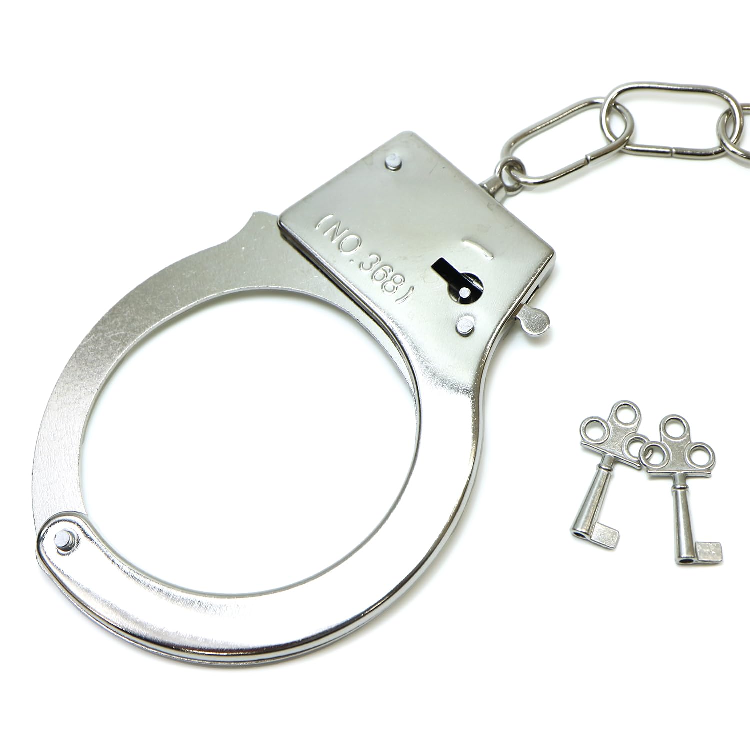 手錠HANDCUFF 鍵付き 金属製日本製当時物コスプレコレクション