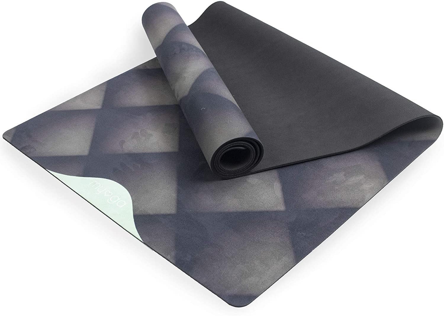 Tappetino Yoga Myga Vegan Suede In Gomma Biodegradabile – 183x61x3 Mm, Antiscivolo, Per Pilates E Fitness