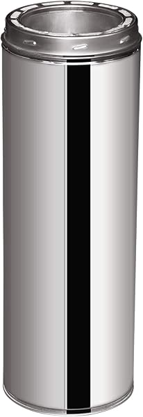 AllFuel HST 6 x 48 304 Stainless Steel All Fuel Class-A Double Wall Insulated Chimney Pipe