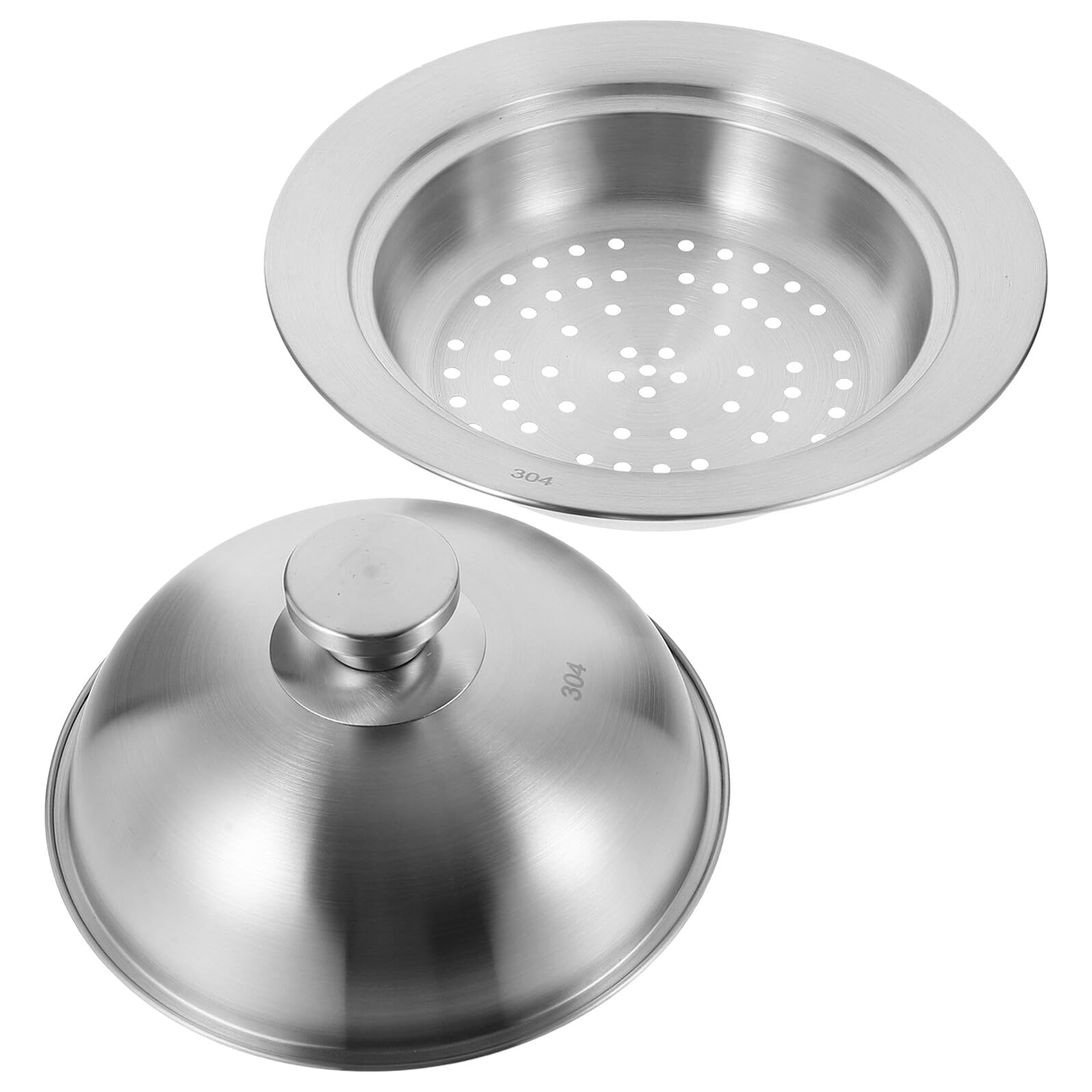 Vaporera Inoxidable Multifuncional con Tapa para Cocinar al Vapor Cocina y Profesional Reutilizable y Resistente para Bollos Pescado y Mariscos