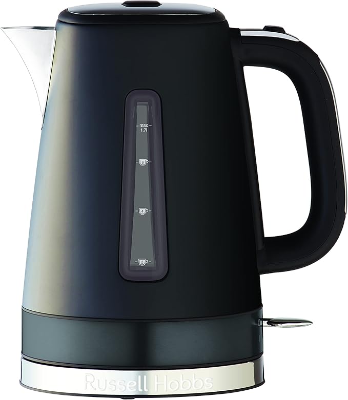 Russell Hobbs RHK92BLK, Brooklyn Kettle, 1.7L, Quiet Boil Technology