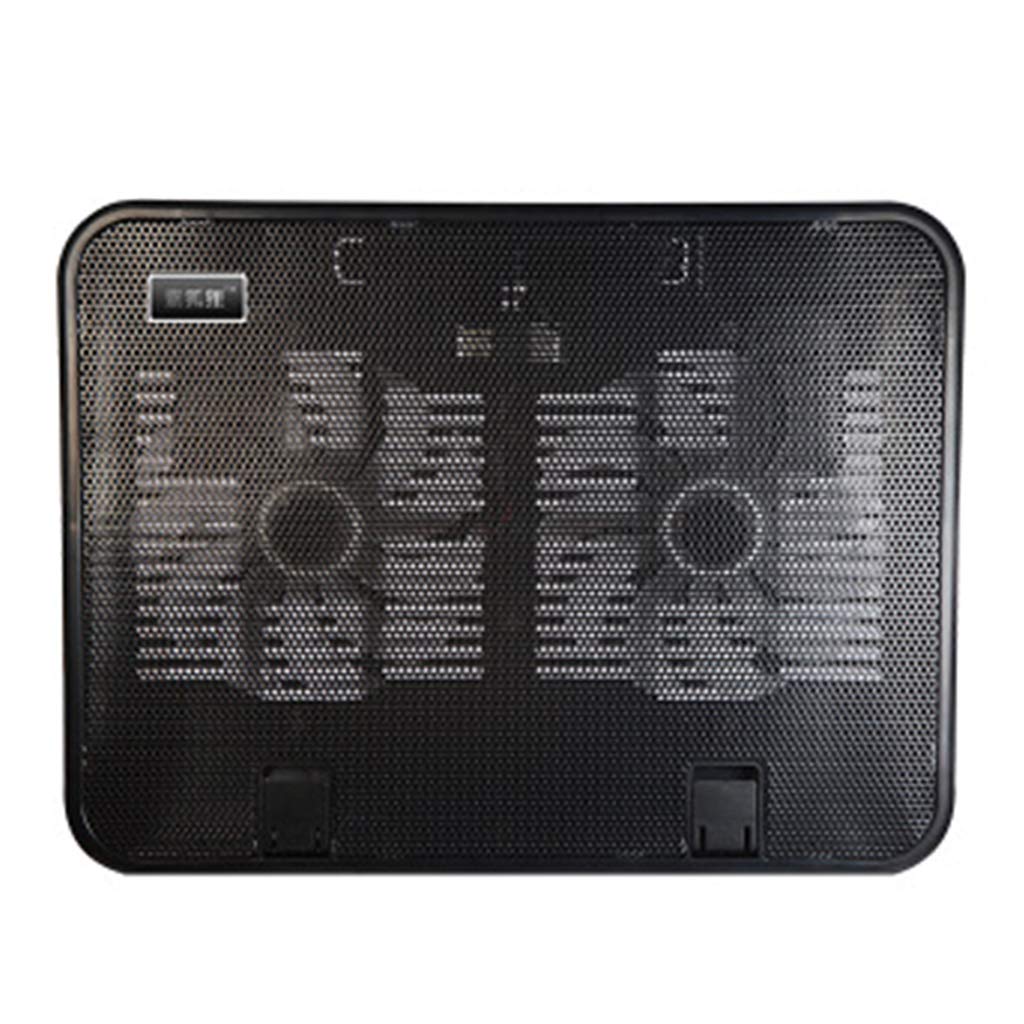 Refroidisseur pour Ordinateur Portable 14 Pouces Double Ventilateur 5v USB Refroidissement Externe pour Ordinateur Portable Mince Haute Vitesse Panneau Métallique Silencieux