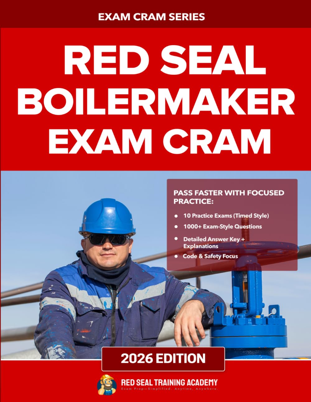 Boilermaker Red Seal Exam Prep: 1,000 Practice Questions with Answers, Explanations, and Full-Length Tests for the Interprovincial Certification (RED SEAL ACADEMY EXAM CRAM SERIES)