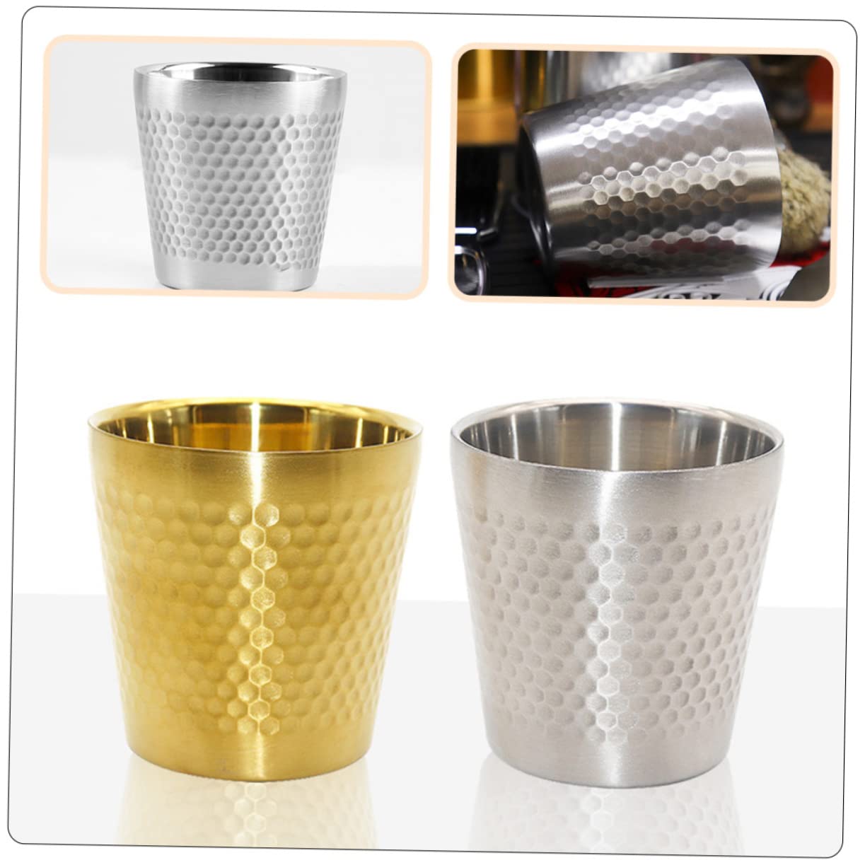 Baluue 3pièces Bol De Rasage Acier Pour Et Pratique Pour Mousse à Raser Pour Usage Couleur Argentée