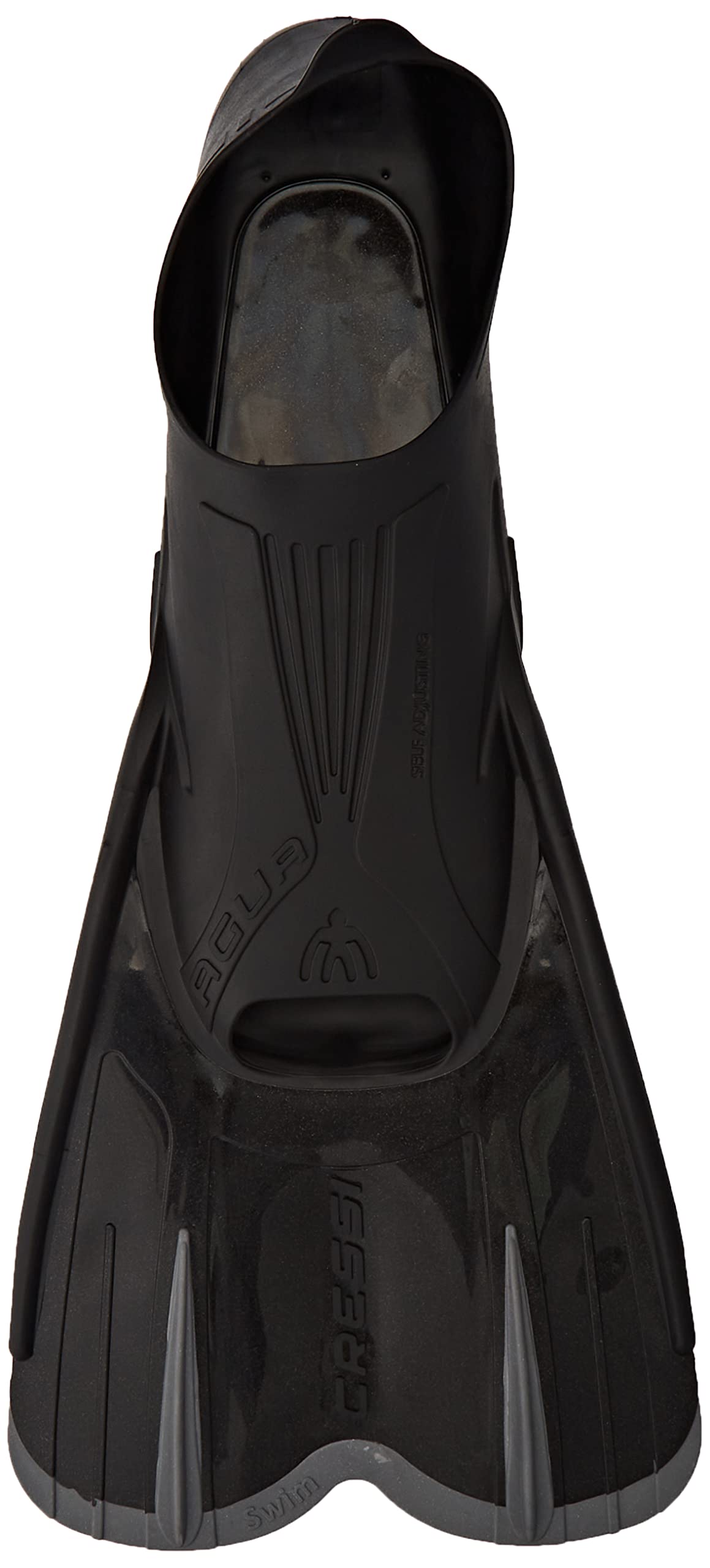 Cressi Agua Short Fins - Palmes Courtes Légères et Réactives pour la Natation et Snorkeling, Unisexe Adultes et Enfants