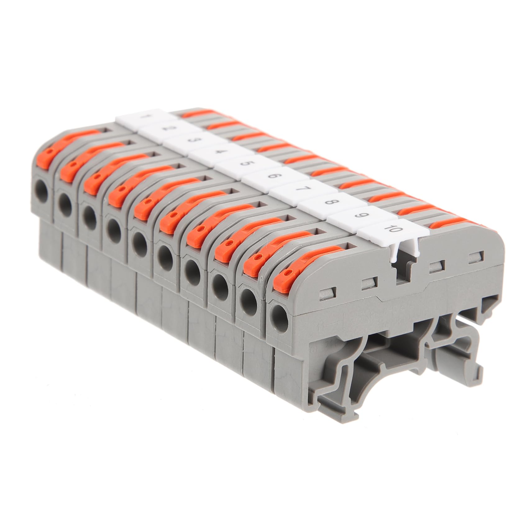 Gatuida 30sets Connettori Rapidi Per Cavi Elettrici Morsettiere Din Per Flessibili e Rigidi Facile Installazione e Utilizzo Armadi Di Distribuzione e Macchinari