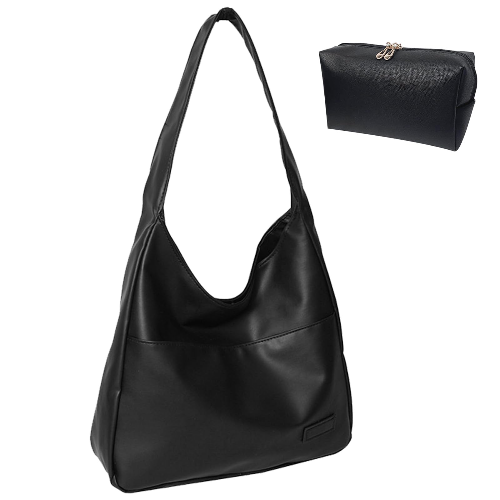 Borsa Tote Donna In Pelle PU - Borsa A Spalla Grande Capacità Vintage Per Shopping E Lavoro - Foto 2