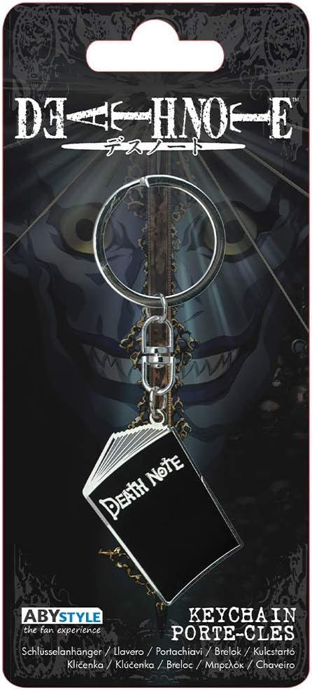 ABYSTYLE Death Note Notebook 3D Metal Keychain 1.61" x 1.10" Anime Manga Accessories Merch Gift