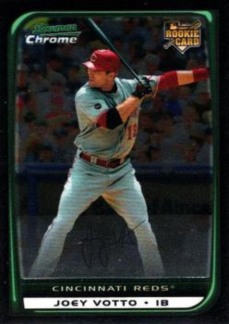 2008 Bowman Draft Chrome #BDP9 Joey Votto RC - Rookie Card Cincinnati Reds Baseball NM-MT