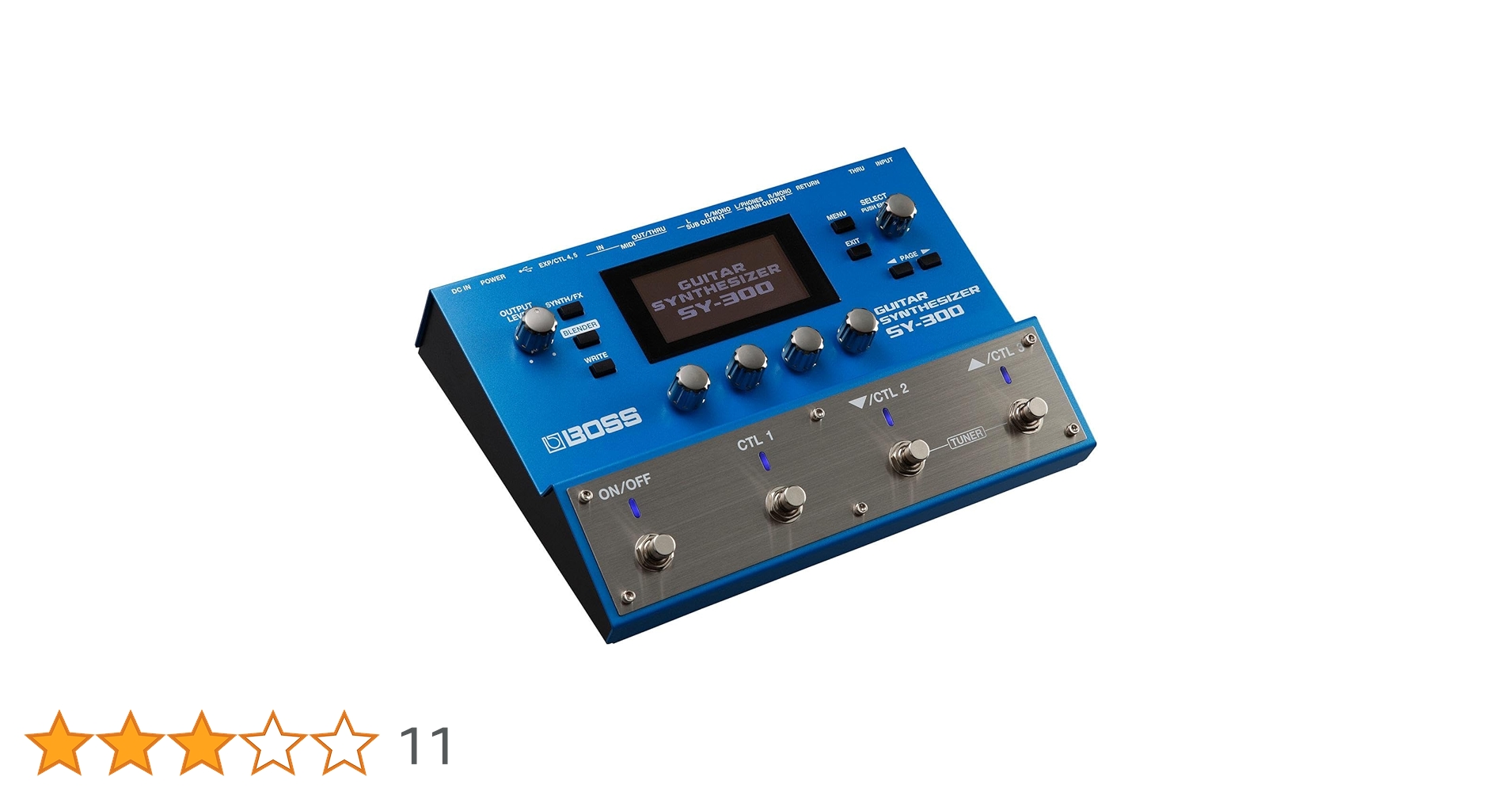 BOSS ギターシンセサイザー SY-300 Amazon | BOSS SY-300 Guitar Synthesizer ギターシンセサイザー