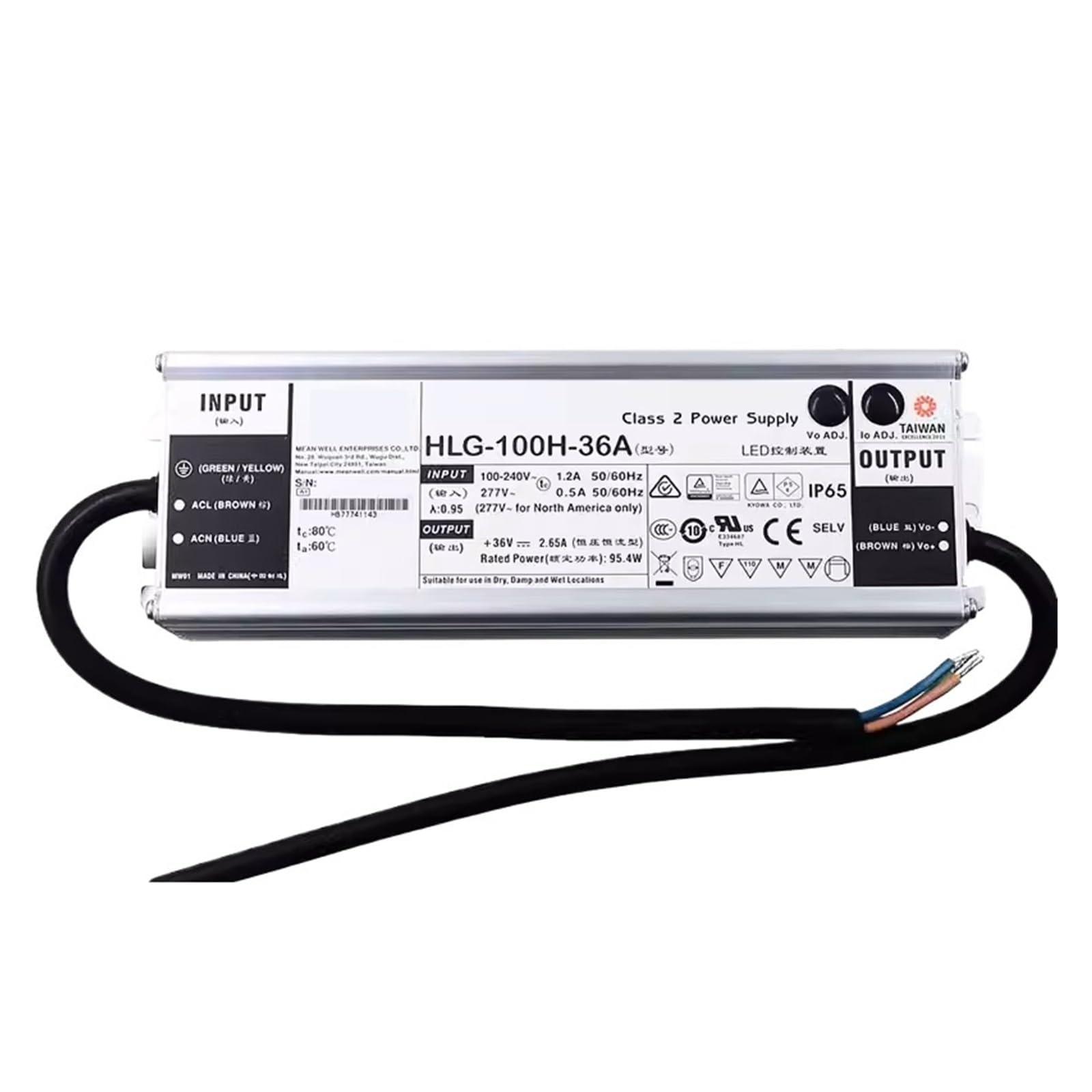 JJKKOZVQF HLG-100H-24 100W