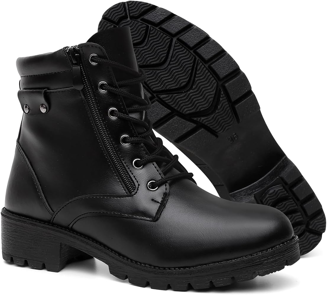 Coturno Bota Feminina Confortável Palmilha de 6 milimetros