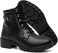 Coturno Bota Feminina Confortável Palmilha de 6 milimetros